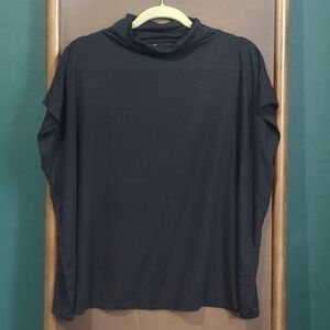 Eileen Fisher Black Mock Neck Top